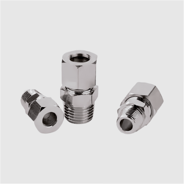 UNS S32750 High Pressure Double Ferrule Tube Fittings