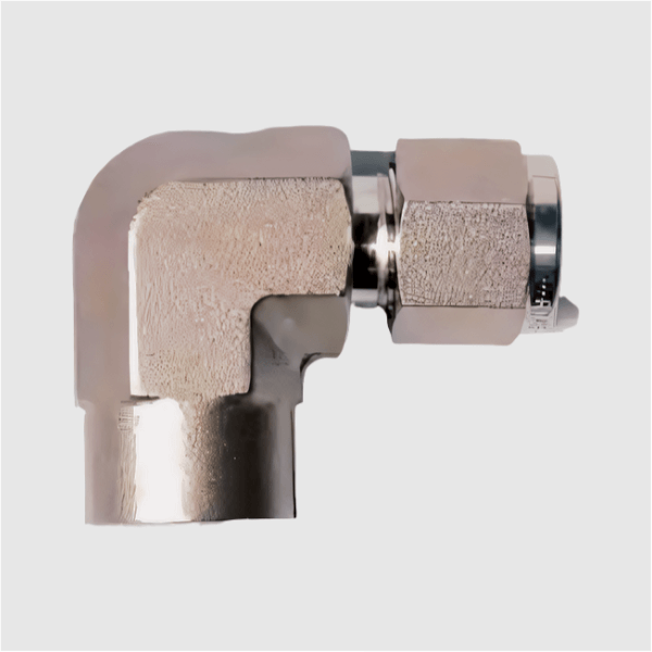 UNS N08020 Double Ferrules Female Elbow Tube Fittings